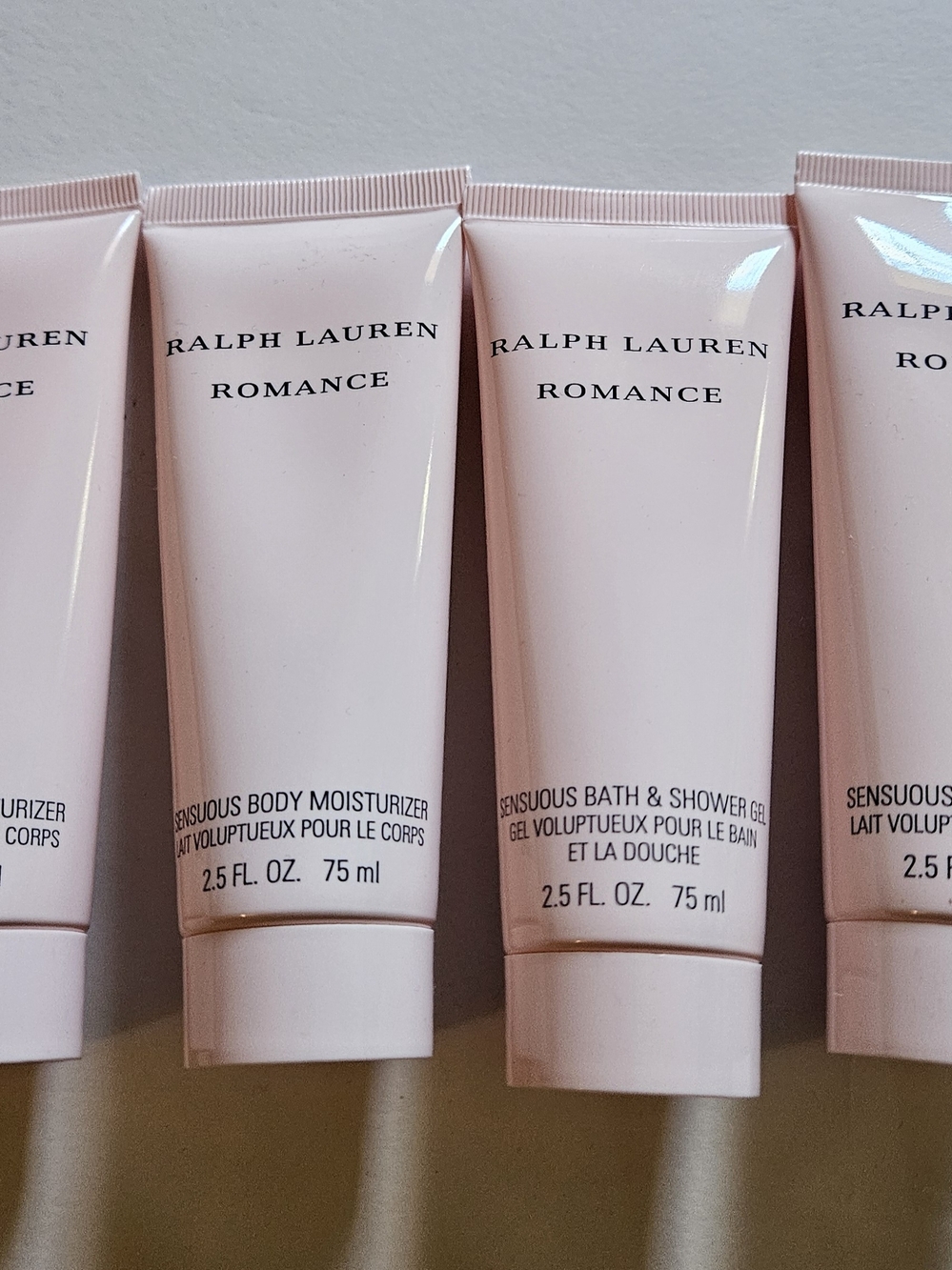 Ralph Lauren Romance Sensuous Bath & Shower Gel - Pale Pink Tube